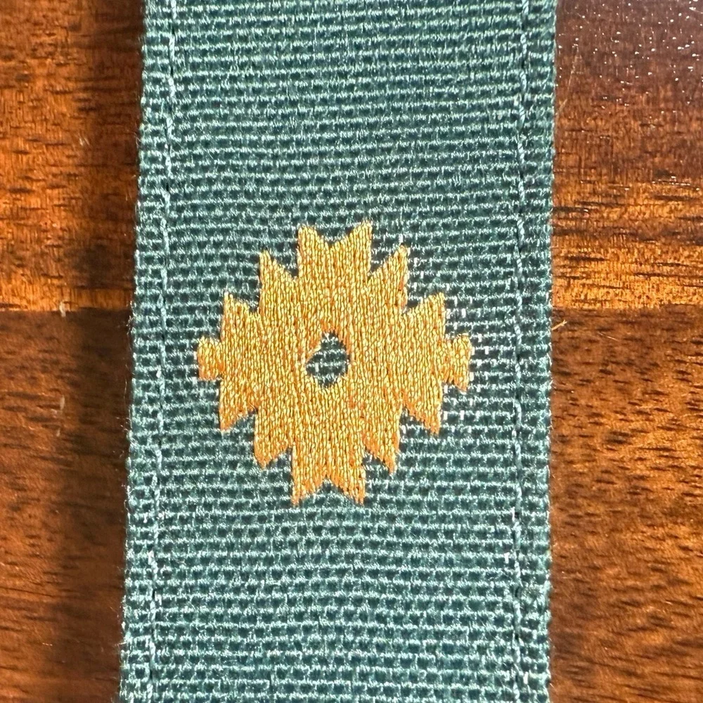 Sun + Stone faux leather‎ belt green brown NWT  L/XL 38-44 southwestern Cochiwan